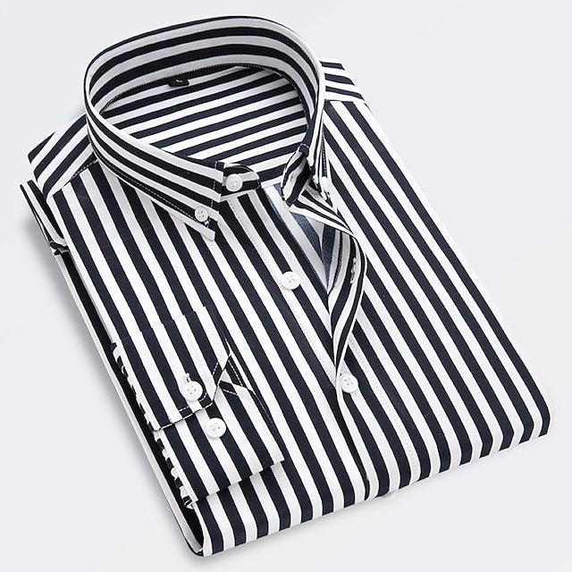 Prince Striped Cotton Summer Shirt for Men - Lightweight & Breathable Casual Wear