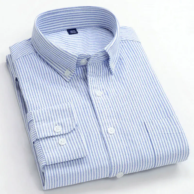 Devon Modern Striped Cotton Shirt for Men | Stylish Casual Wear | Breathable Fabric
