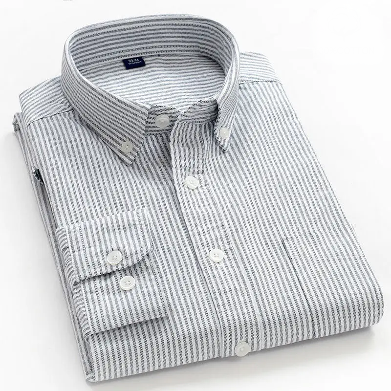 Devon Modern Striped Cotton Shirt for Men | Stylish Casual Wear | Breathable Fabric