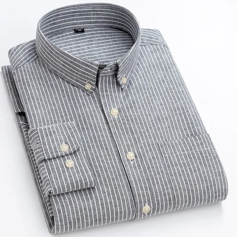 Devon Modern Striped Cotton Shirt for Men | Stylish Casual Wear | Breathable Fabric